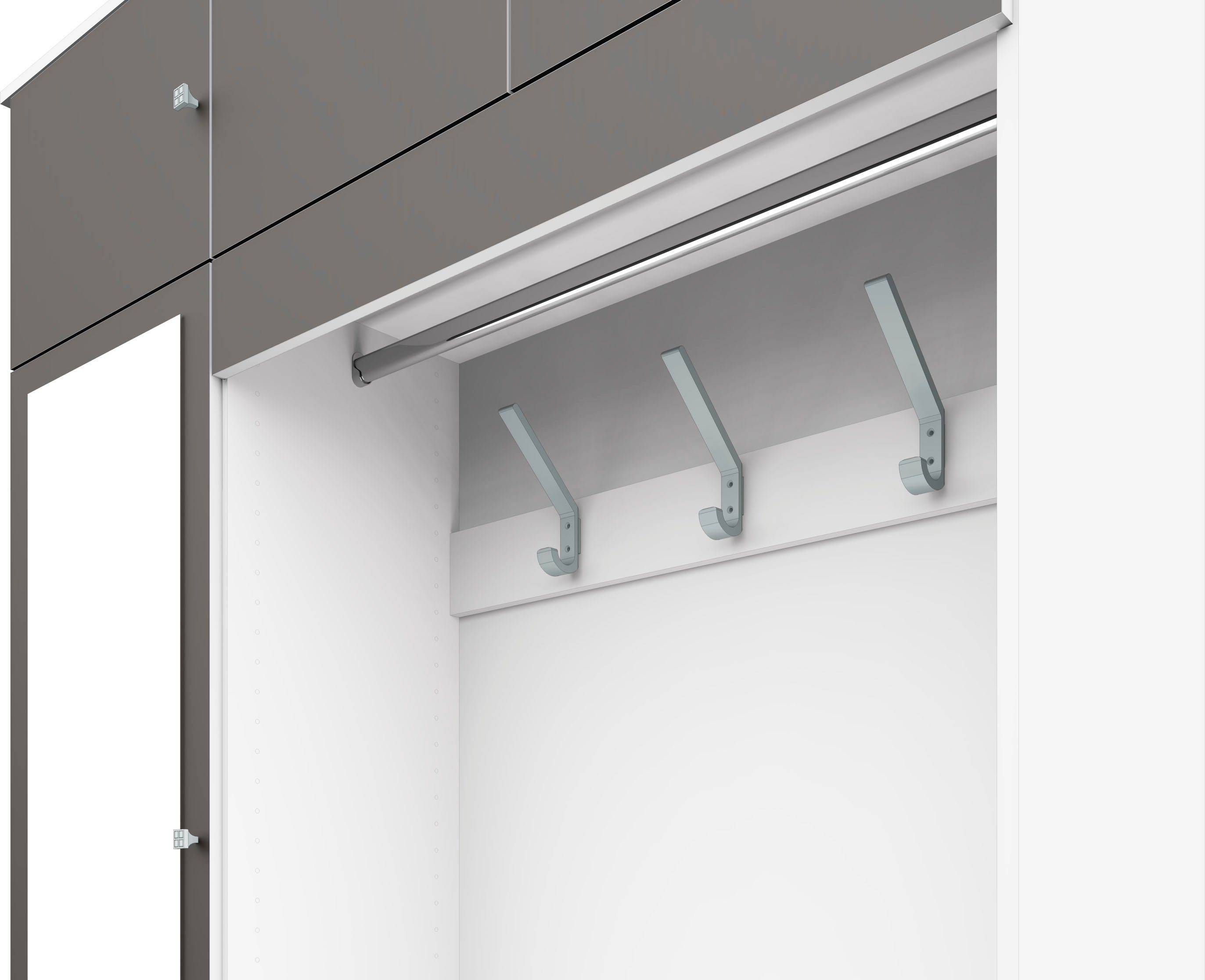 borchardt Möbel Garderobenschrank Kompakta Höhe 202 cm – Bild 5 von 5