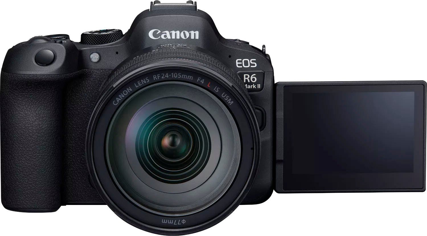 Canon EOS R6 Mark II Systemkamera (RF 24-105mm F4 L IS USM, 24,2 MP, WLAN (Wi-Fi), Bluetooth, Hybridkamera für Foto und Video ohne Kompromisse) – Bild 4 von 5