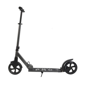 Schildkröt Scooter Scooter-Roller Street Pro, Hochwertiger, vollgefederter Aluminium-Scooter