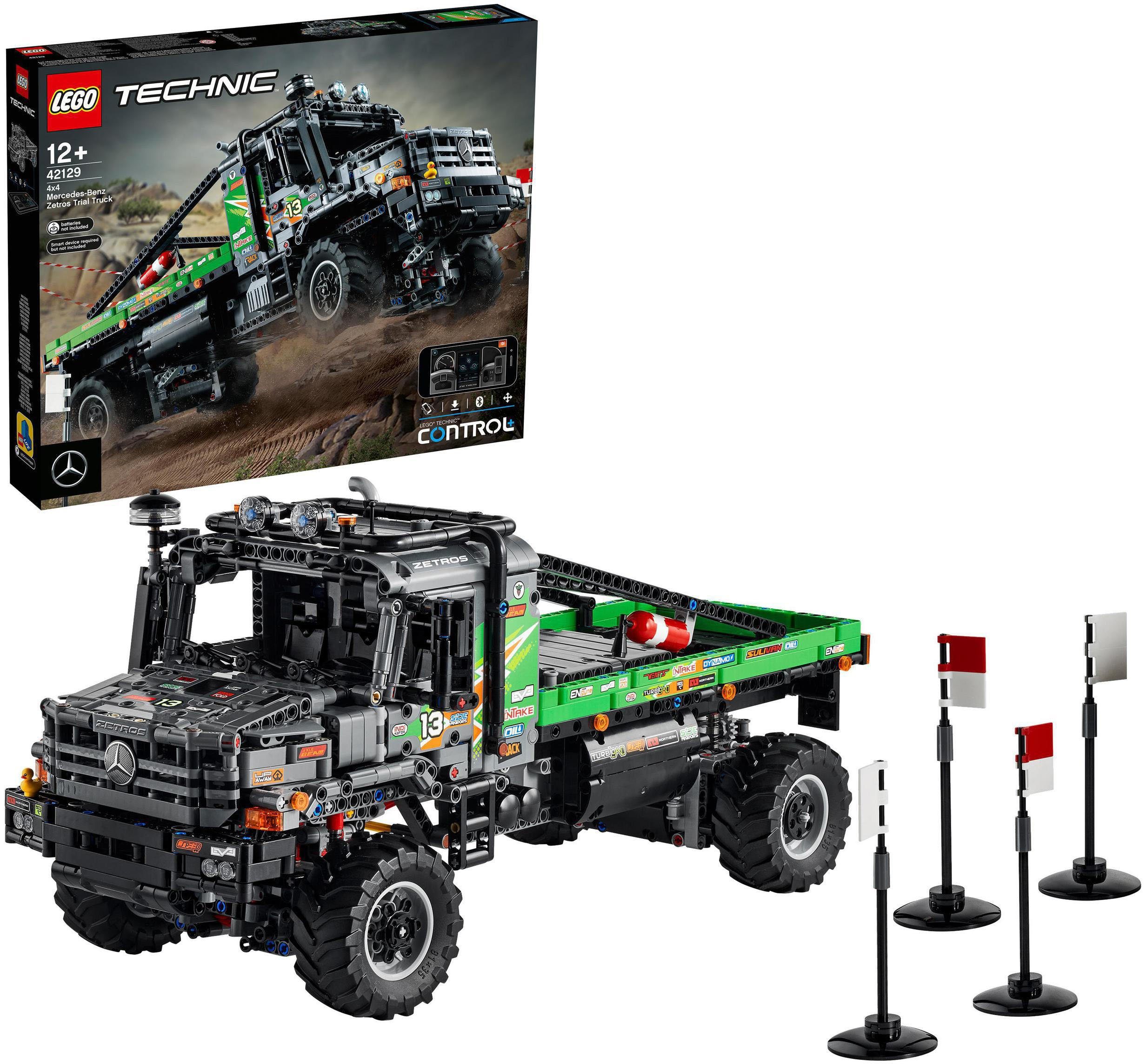 LEGO® Konstruktionsspielsteine »4x4 Mercedes-Benz Zetros Offroad-Truck  (42129), LEGO® Technic«, (2129 St) online kaufen | OTTO
