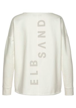 Elbsand Sweatshirt Raina mit Logoprint am Rücken