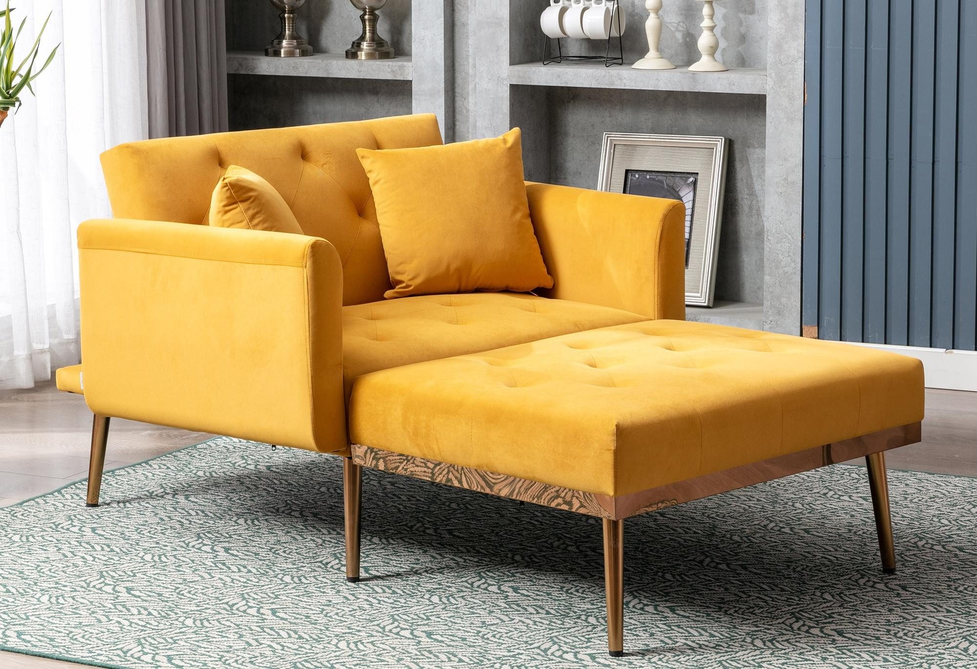 LVHOM Schlafsofa Relaxsessel/Ottomane mit verstellbarer Rückenlehne günstig online kaufen