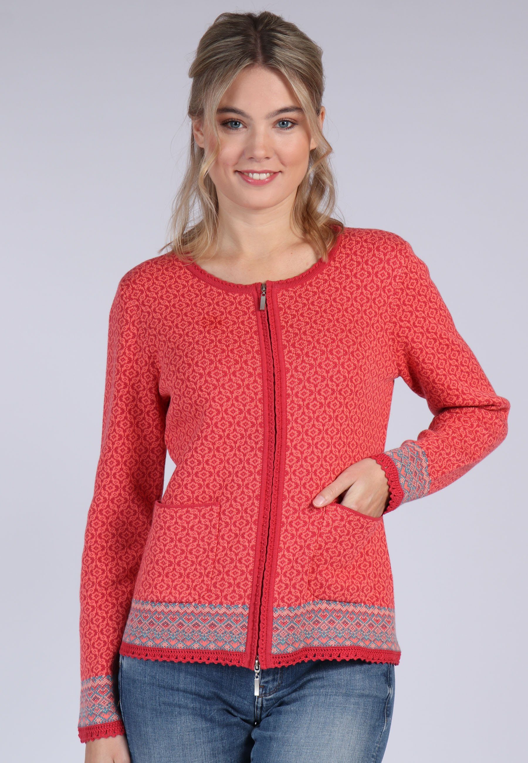 Sorgenfri Sylt Strickjacke Medi Strickdetails