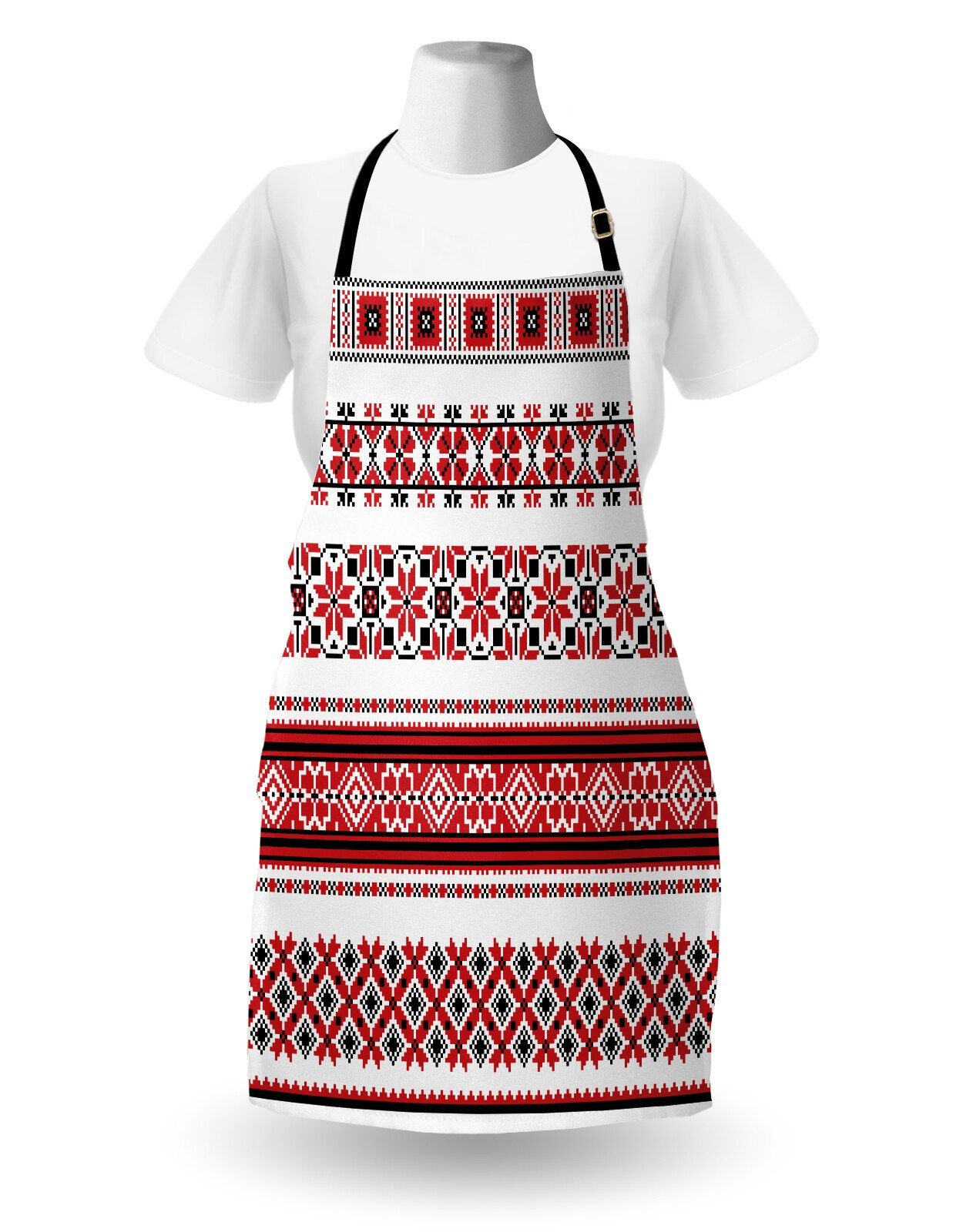 Abakuhaus Kochschürze Höhenverstellbar Klare Farben ohne verblassen, rot Uk günstig online kaufen