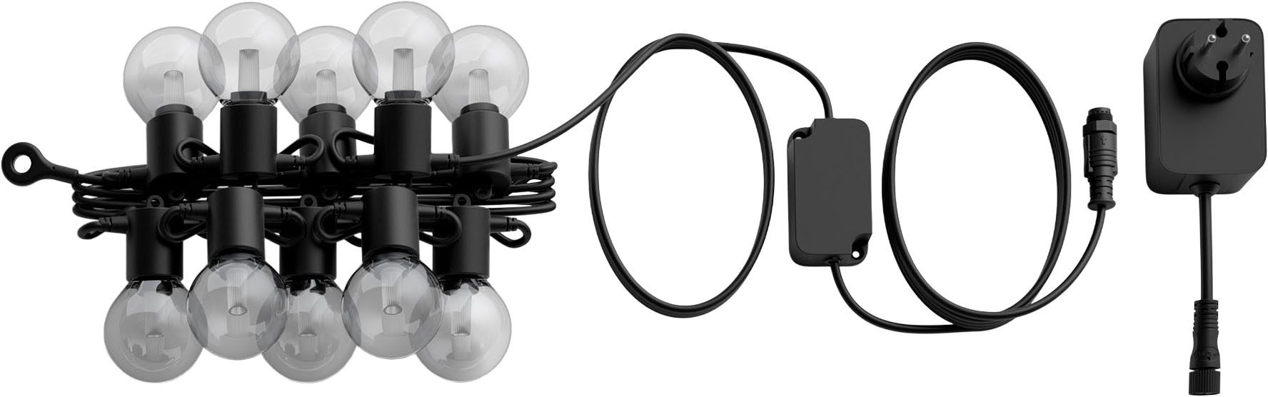 Philips Hue Lichterkette White & Color Ambiance Festavia Globe Outdoor