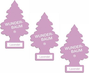 Wunder-Baum Luftfilter 3er Duftbäumchen Lavendel Wunderbaum 3 Set Lufterfrischer