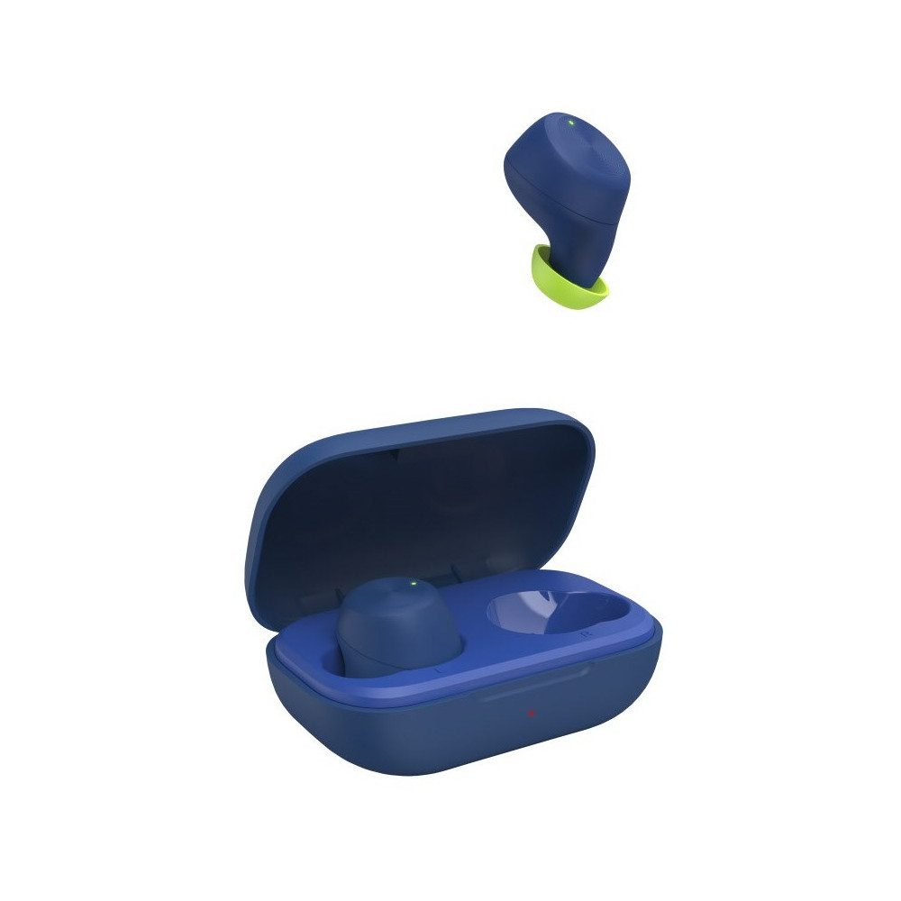 Hama Hama Spirit Chop True Wireless Kopfhörer blau wireless Kopfhörer (True Wireless für kabellosen Genuss, Unterstützt Siri und Google Assistant, Bluetooth, Spritzwassergeschützt nach IPX4)