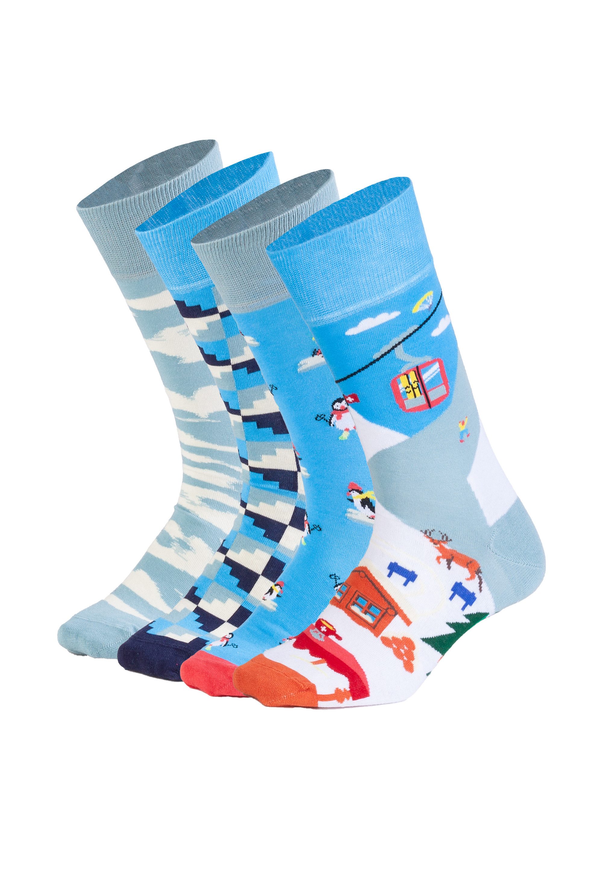 DillySocks Basicsocken Winter Horizon Aus Baumwolle & recyceltem Polyamid