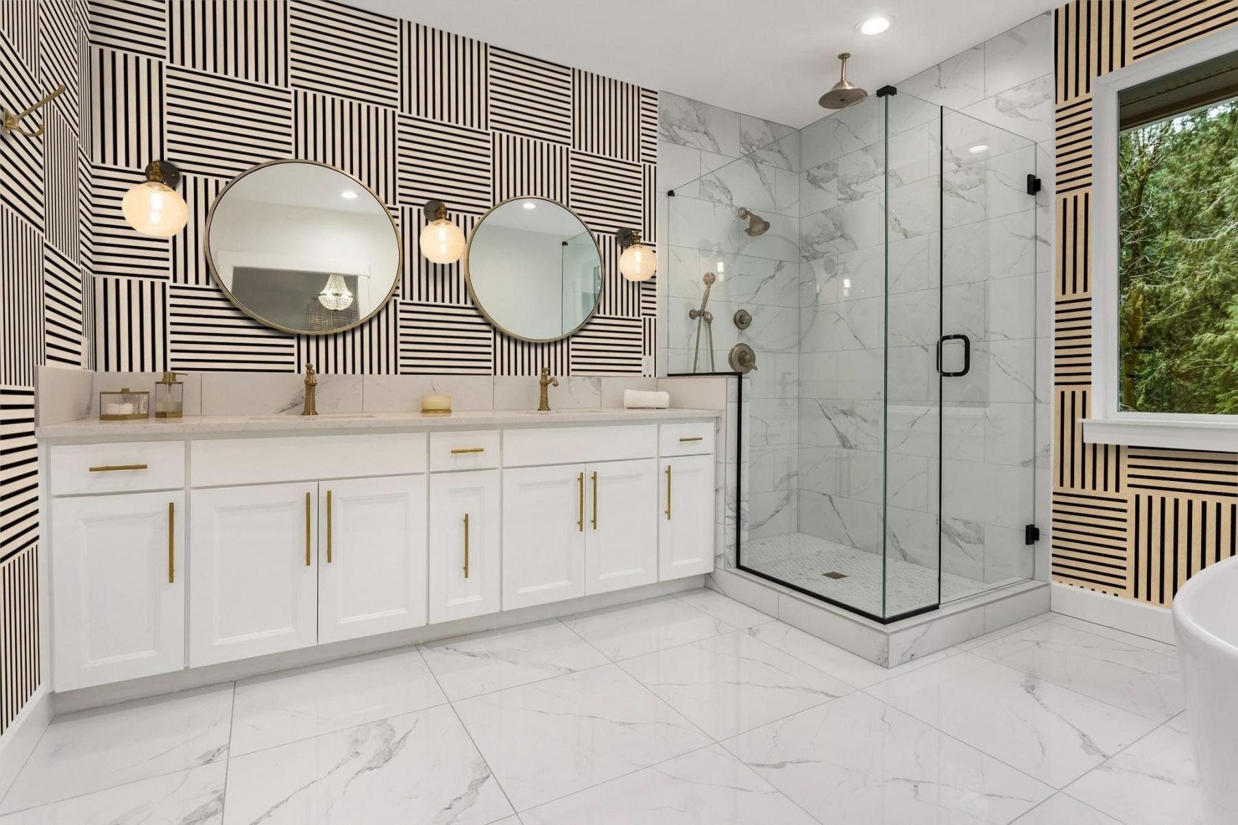 Endorphin Dekorpaneele 3 Stück Akustikpaneele quadratisch 58x58x2,1cm Holzfurnier Walnuss dun, 0.3364 qm