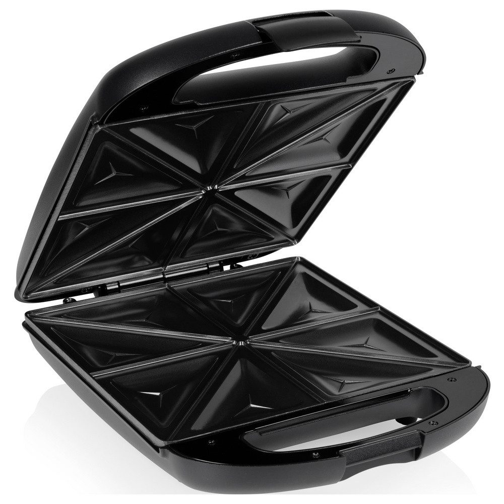 Tristar Waffeleisen Tristar Sandwichmaker Antihaftbeschichtung, Überhitzungsschutz Schwar, 1500.00 W