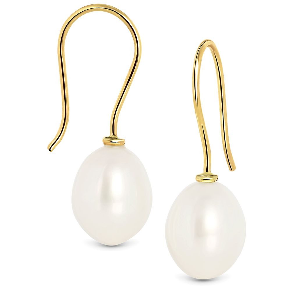 Ohrhänger-Set MA987E Damen Perlenohrringe aus Gelbgold 9 Karat (375)