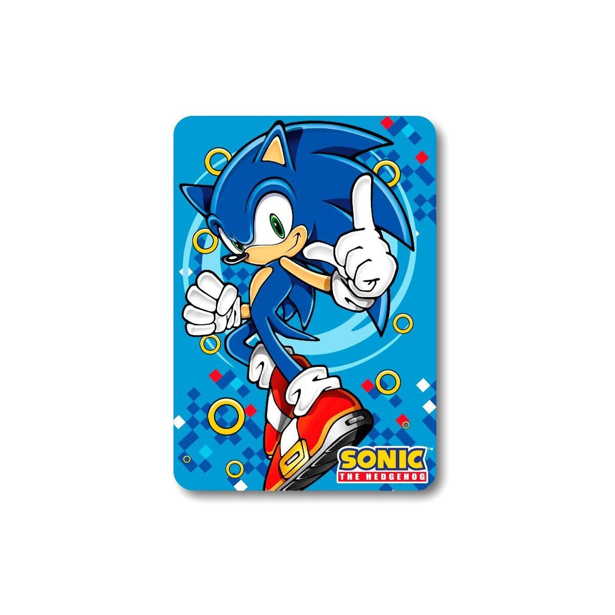 Wohndecke Sonic Fleecedecke Kuscheldecke für Kinder 140x100cm, Sonic, Gesch günstig online kaufen