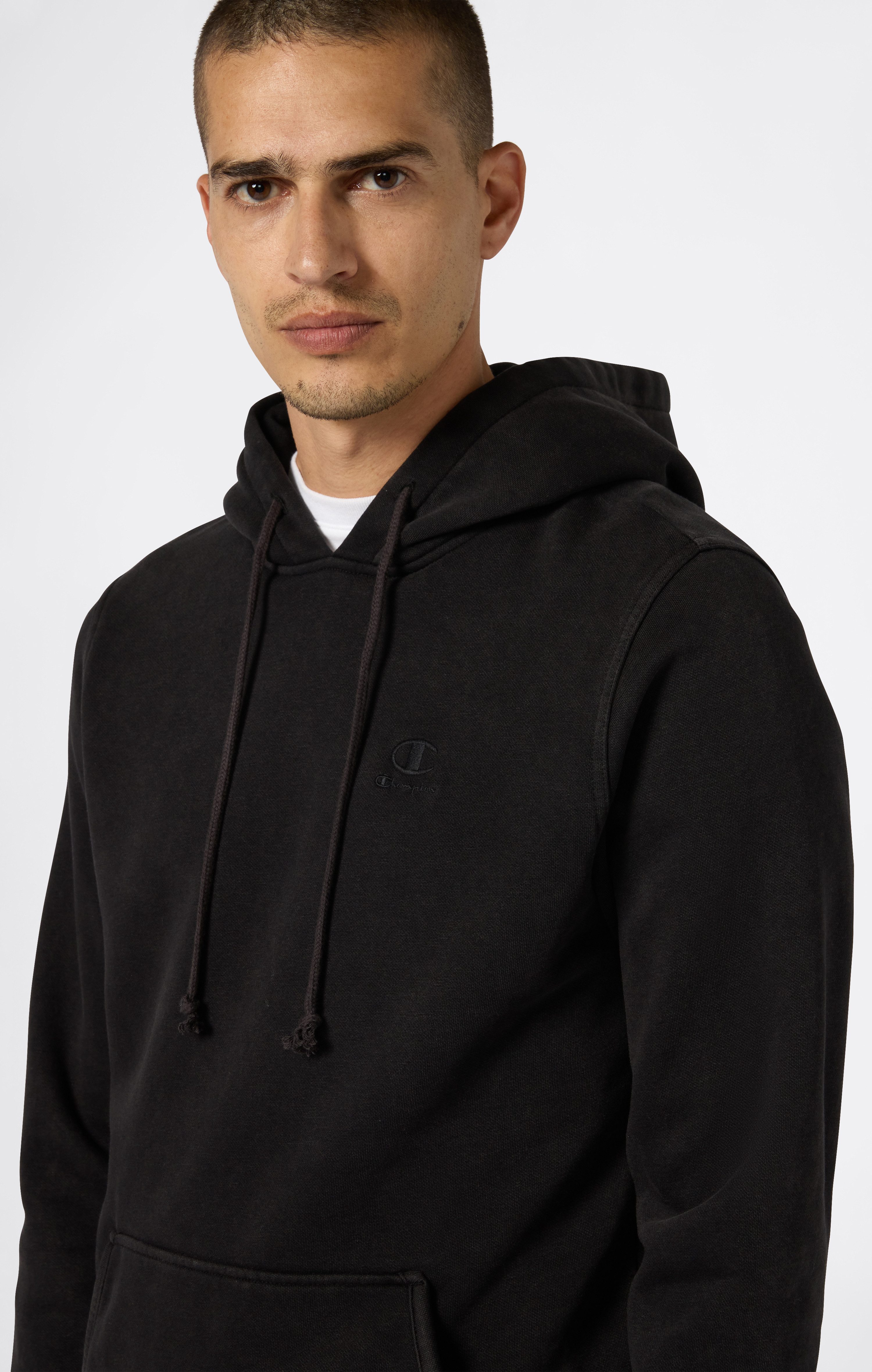 Champion Kapuzensweatshirt ICONS Wash Hoodie aus Baumwolle und Polyester, in den Größen S bis XXL