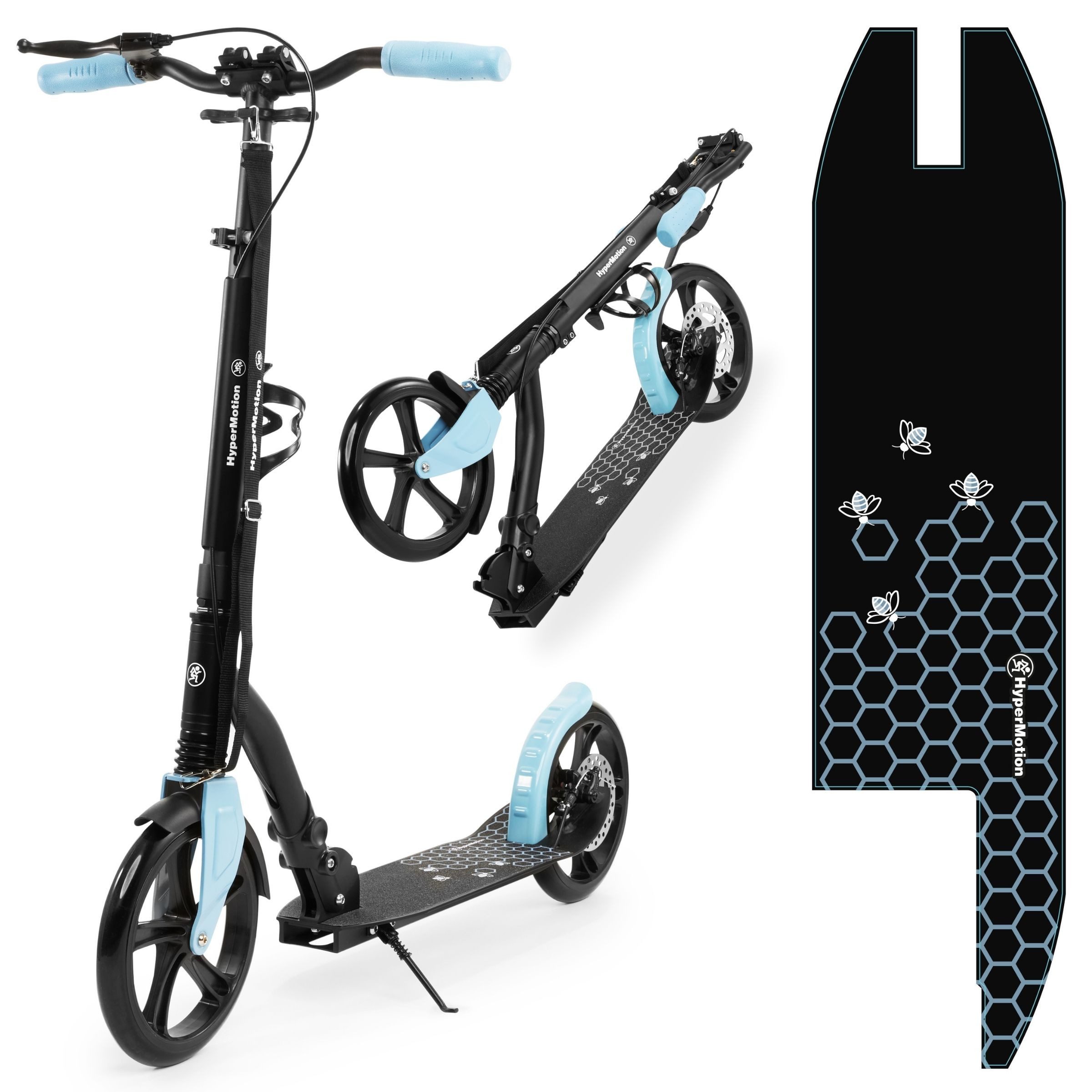 Scooter Zweirädriger Stadtroller, 100 kg – Vollaluminium