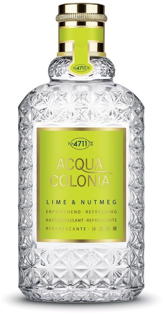 4711 Eau de Cologne 4711 Acqua Colonia LIME & NUTMEG EAU DE COLOGNE NATURAL SPRAY 100 ML, 1-tlg., mit frischen und warmen Noten