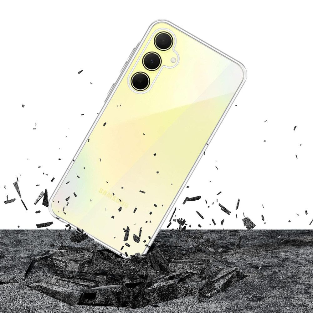 3MK Smartphone-Hülle Schutzhülle Handyhülle Smartphone-Hülle, transparent, Kameraschutz, sturzgeprüft, dünn