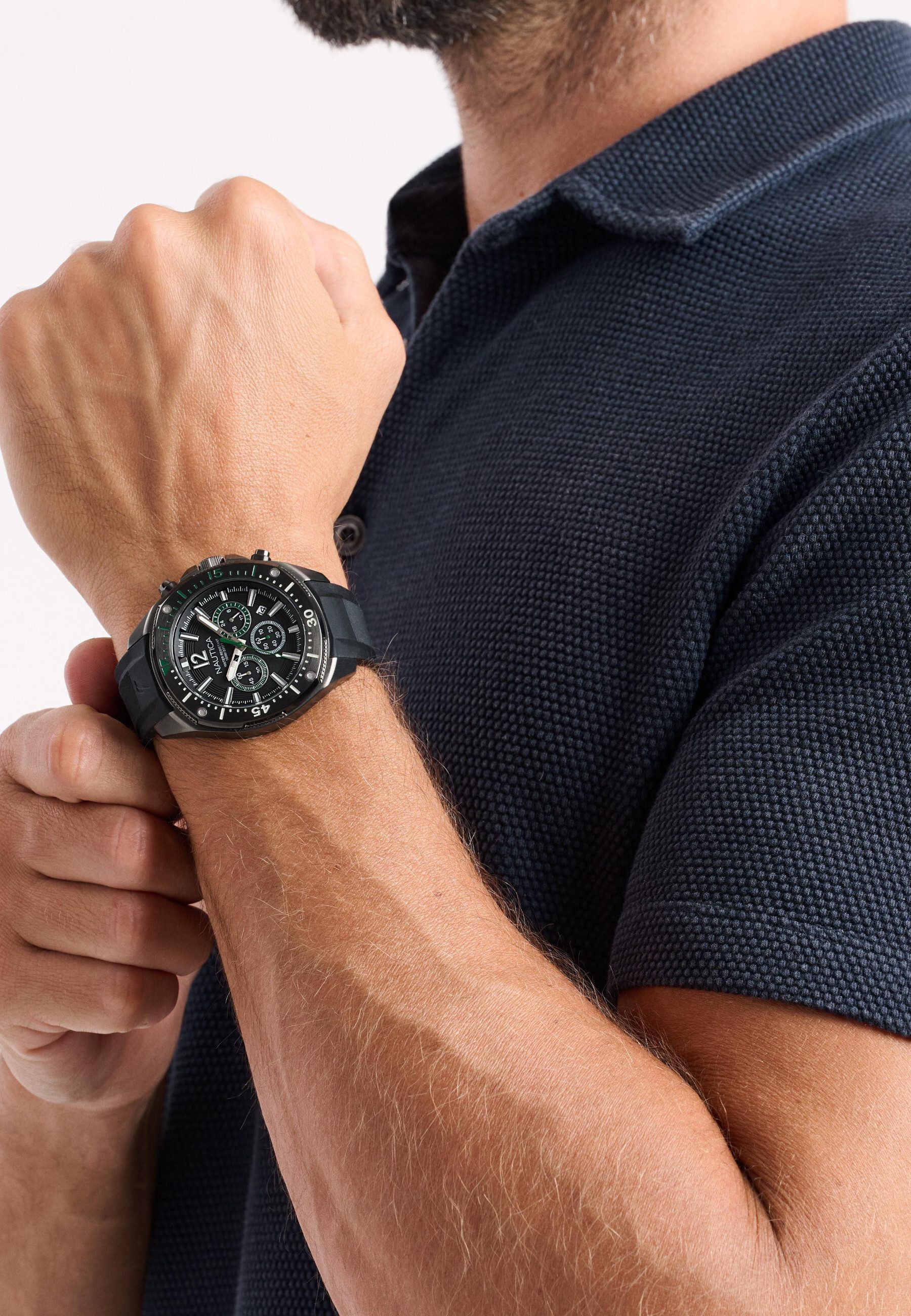 NAUTICA Quarzuhr NCT BLUESAIL, (1-tlg., Not a set – not applicable to this product), Quarz-Chronographenuhr