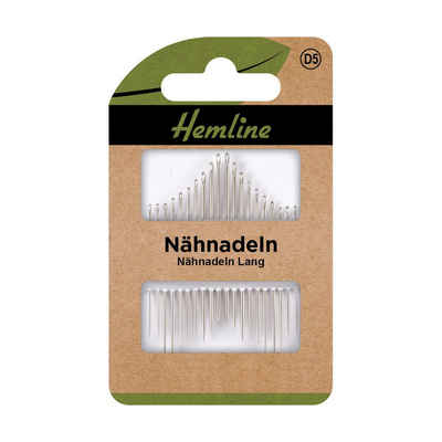 Hemline Nähnadeln Nähnadeln lang #5-10 20 Stück