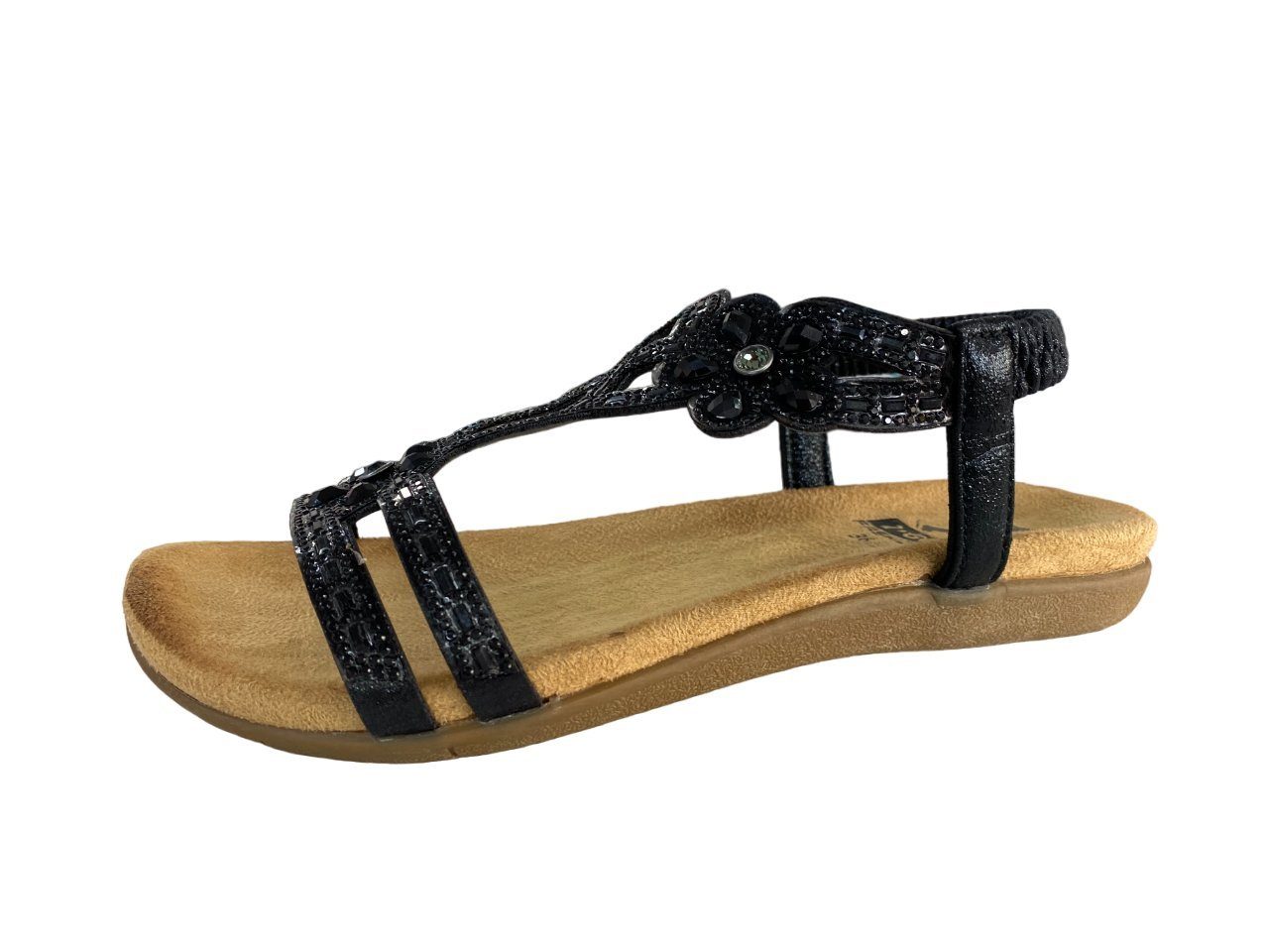 Mustang Shoes Mustang Damen Sandale 8018-802-009 schwarz Sandale