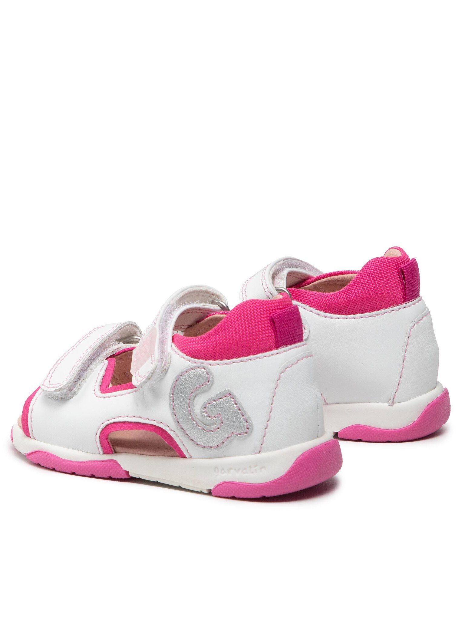 Garvalin Sandalen 222613-D Blanco Y Fucsia Sandale
