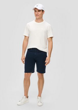 s.Oliver Stoffhose Jeans-Shorts / Regular Fit / High Rise / Straight Leg Garment Dye