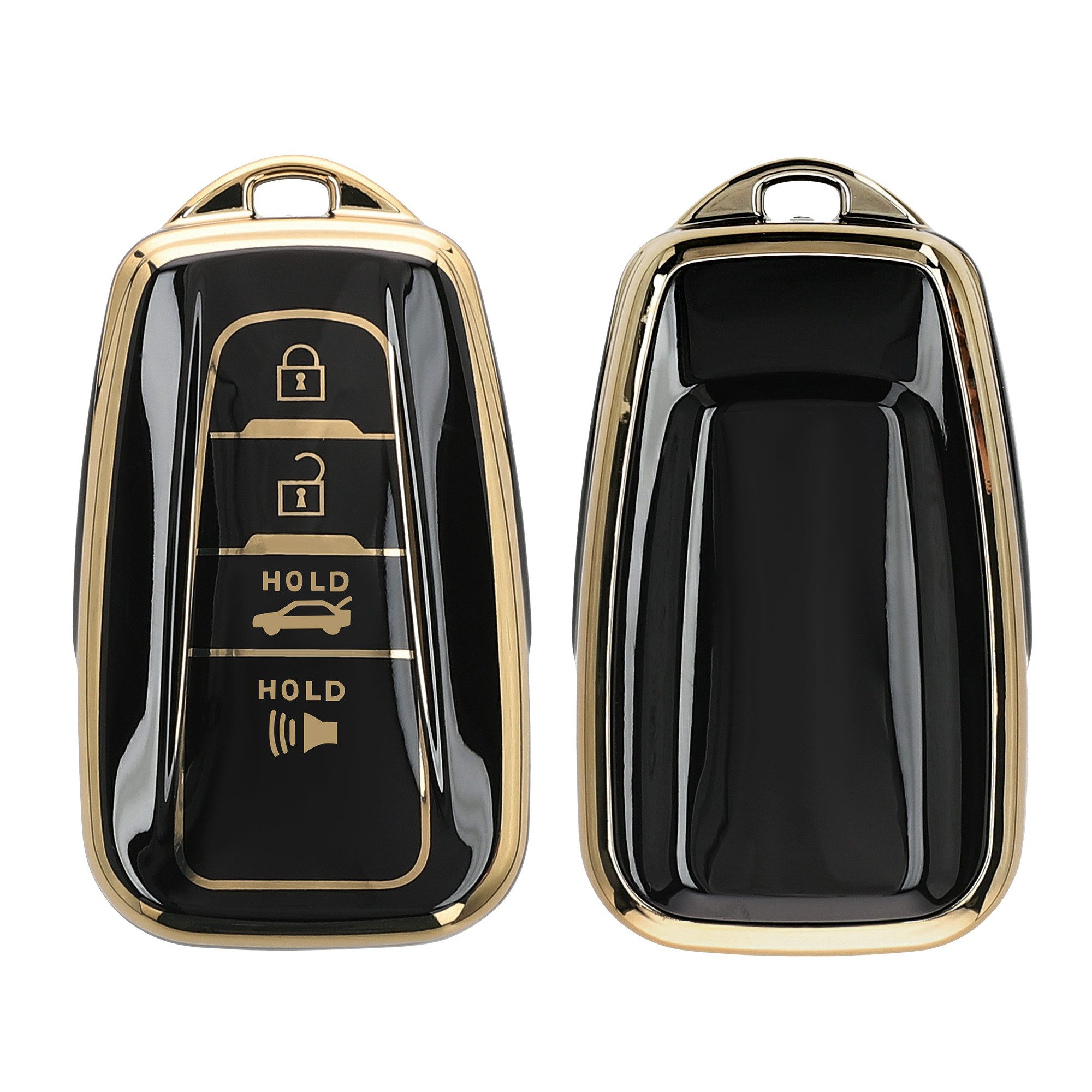 kwmobile Schlüsseltasche Autoschlüssel Hülle für Toyota (1-tlg), Schlüsselhülle Silikon Cover