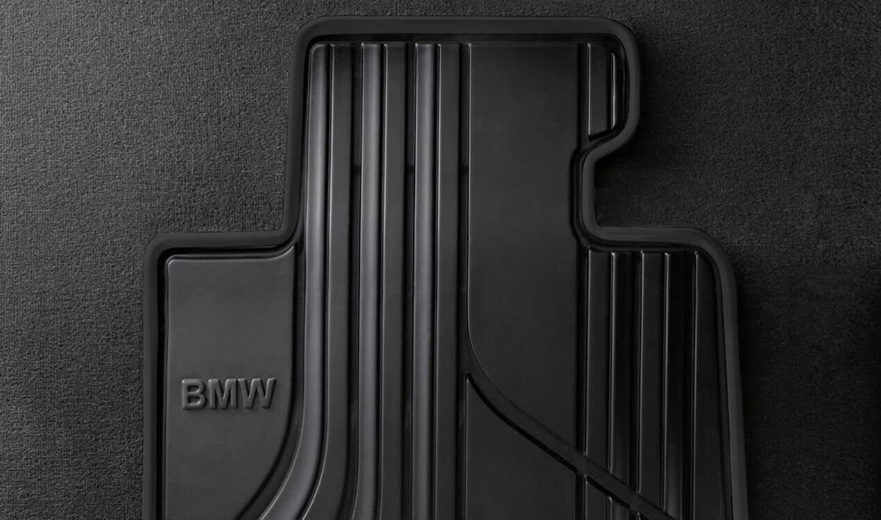 BMW Auto-Fußmatte BMW 1er / 2er Fussmatten Allwetter hinten F21 F22 Gummi 51472297420 (1 St)