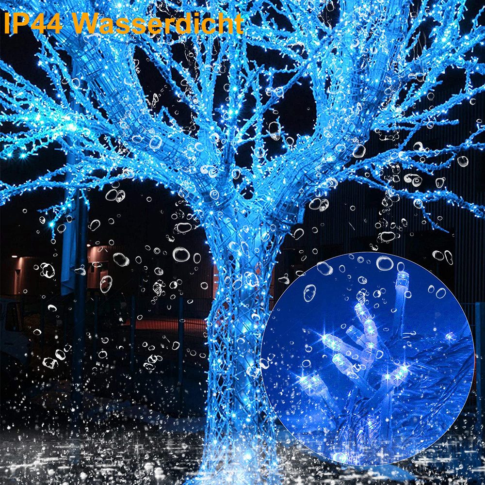 Qualra Lichterkette 50/100LEDs Außen Innen Lichterkette USB 8 Modi Weihnach günstig online kaufen