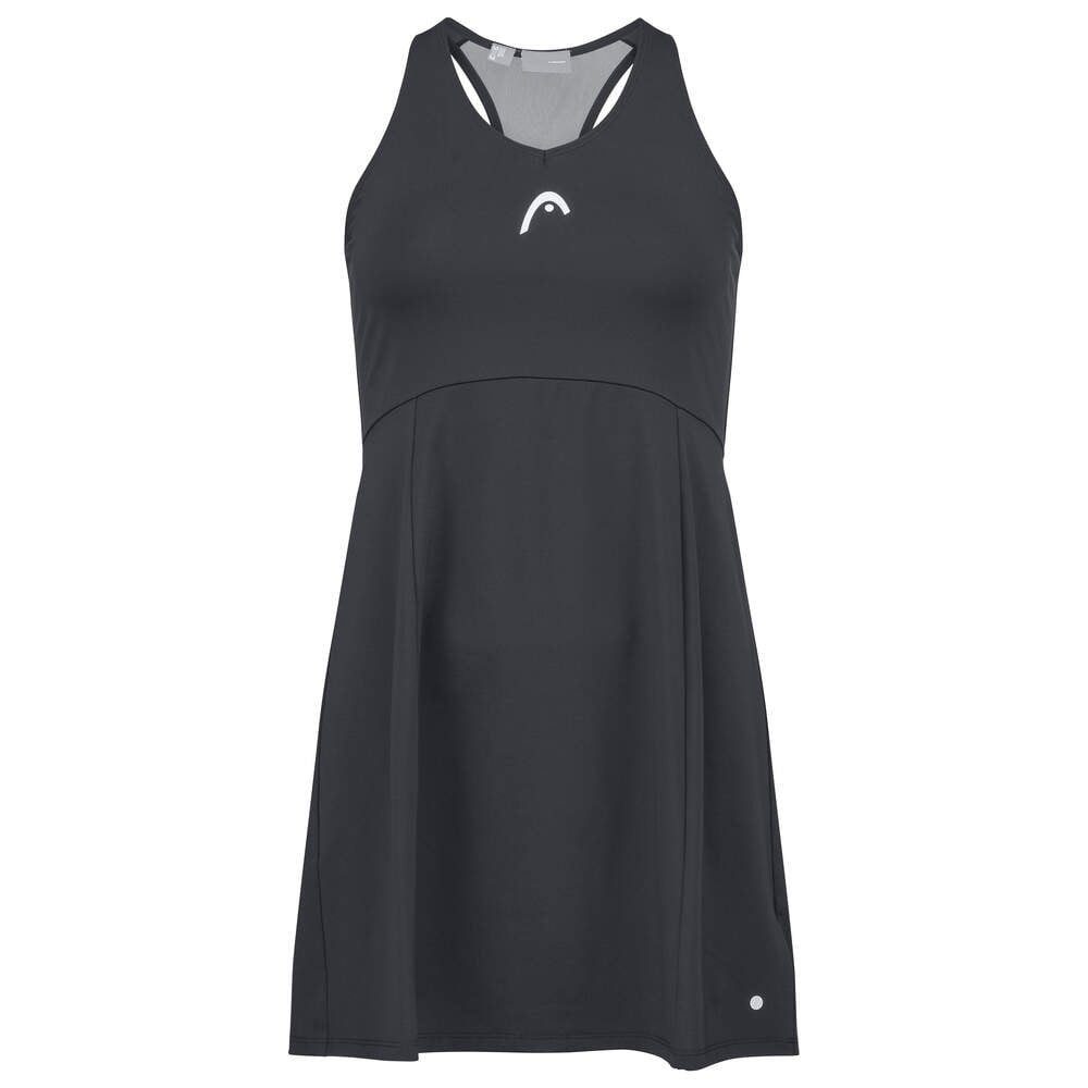 Head Tenniskleid Spirit Dress (separate Innenhose, V-Ausschnitt) schwarz Damen