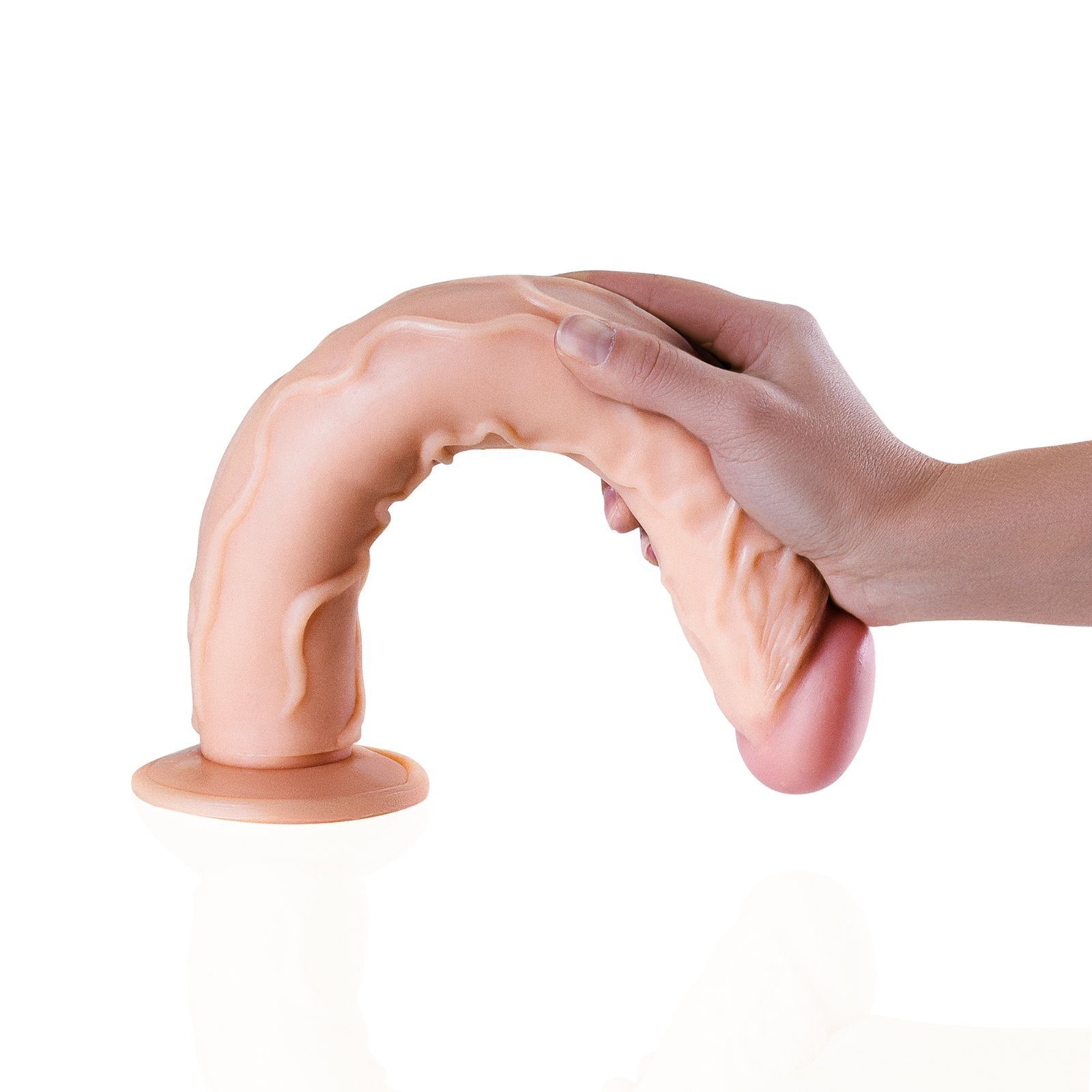 Dildo 36cm, - starker XXL Saugnapf, realistische für Penisnachbildung Schwung. Ø 5,2cm, marielove neuen