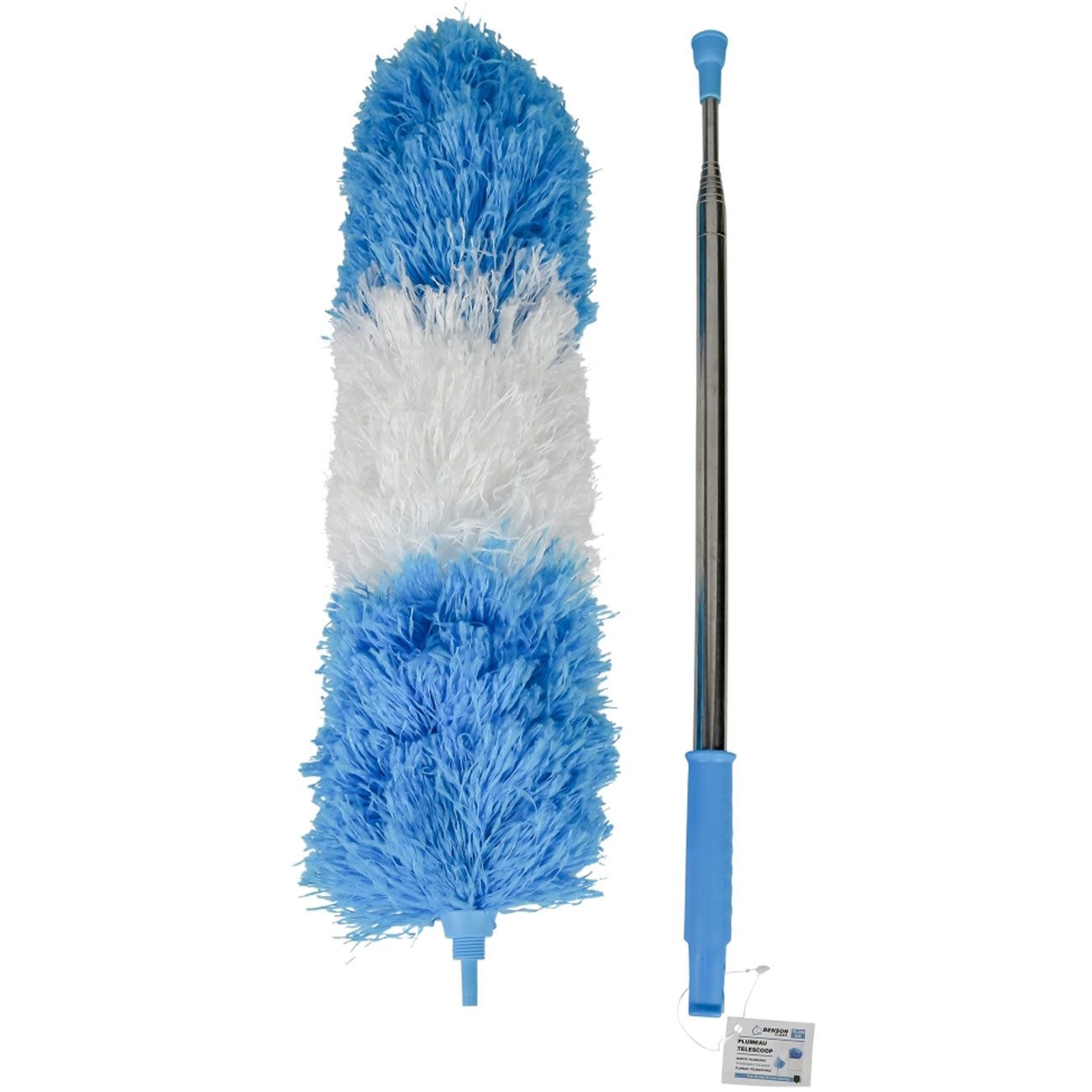 BENSON CLEAN Staubwedel Flexibler Teleskop-Staubwedel 248 cm Ausziehbar Antistatisch Waschbar (1-St., 1er-Set & 2er-Set & 3er-Set), Ausziehbarer Staubwedel (78– – Bild 5 von 5