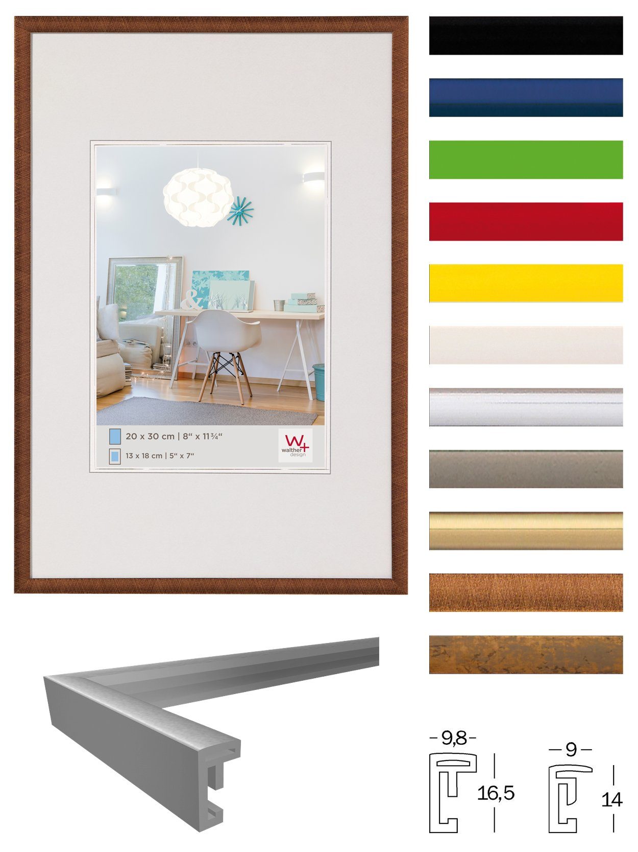 Walther Design Bilderrahmen Kunststoffrahmen New Lifestyle – Bild 2 von 4