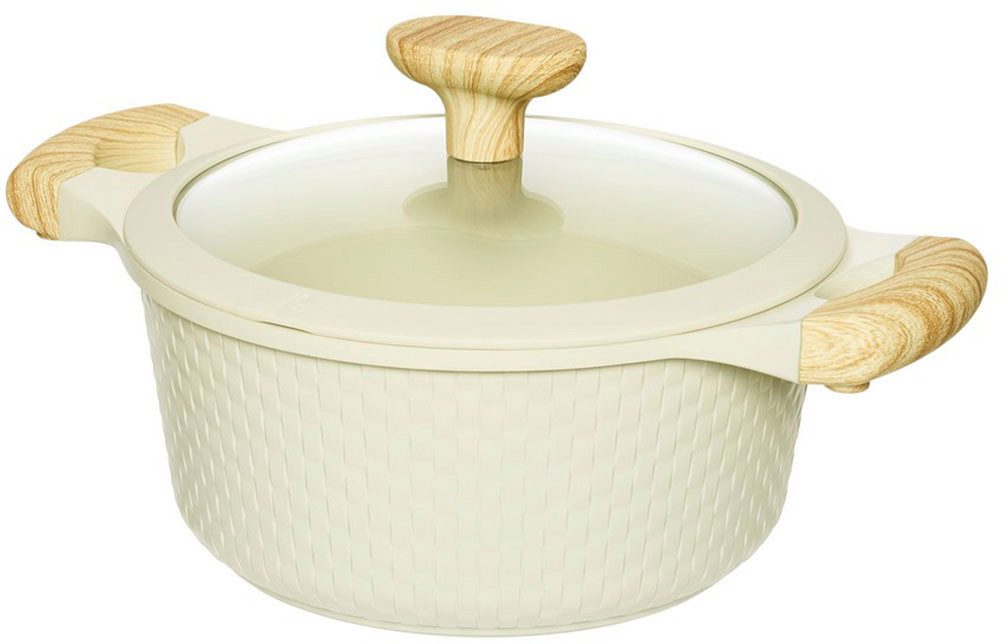 RESTO Kitchenware Bratentopf Ran, Kochtopf antihaftbeschichtet und spülmaschinenfest, Aluminiumguss (2-tlg), Geeignet für alle Herdarten, auch Induktion, im Geschenkkarton