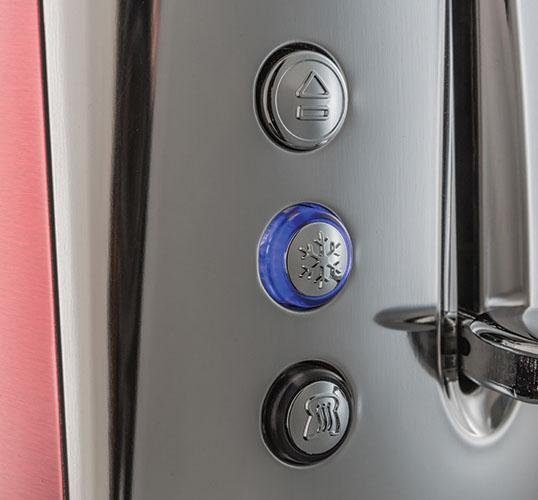 RUSSELL HOBBS Toaster Luna Solar Red 23220-56, 2 kurze Schlitze, für 2 Scheiben, 1550 W