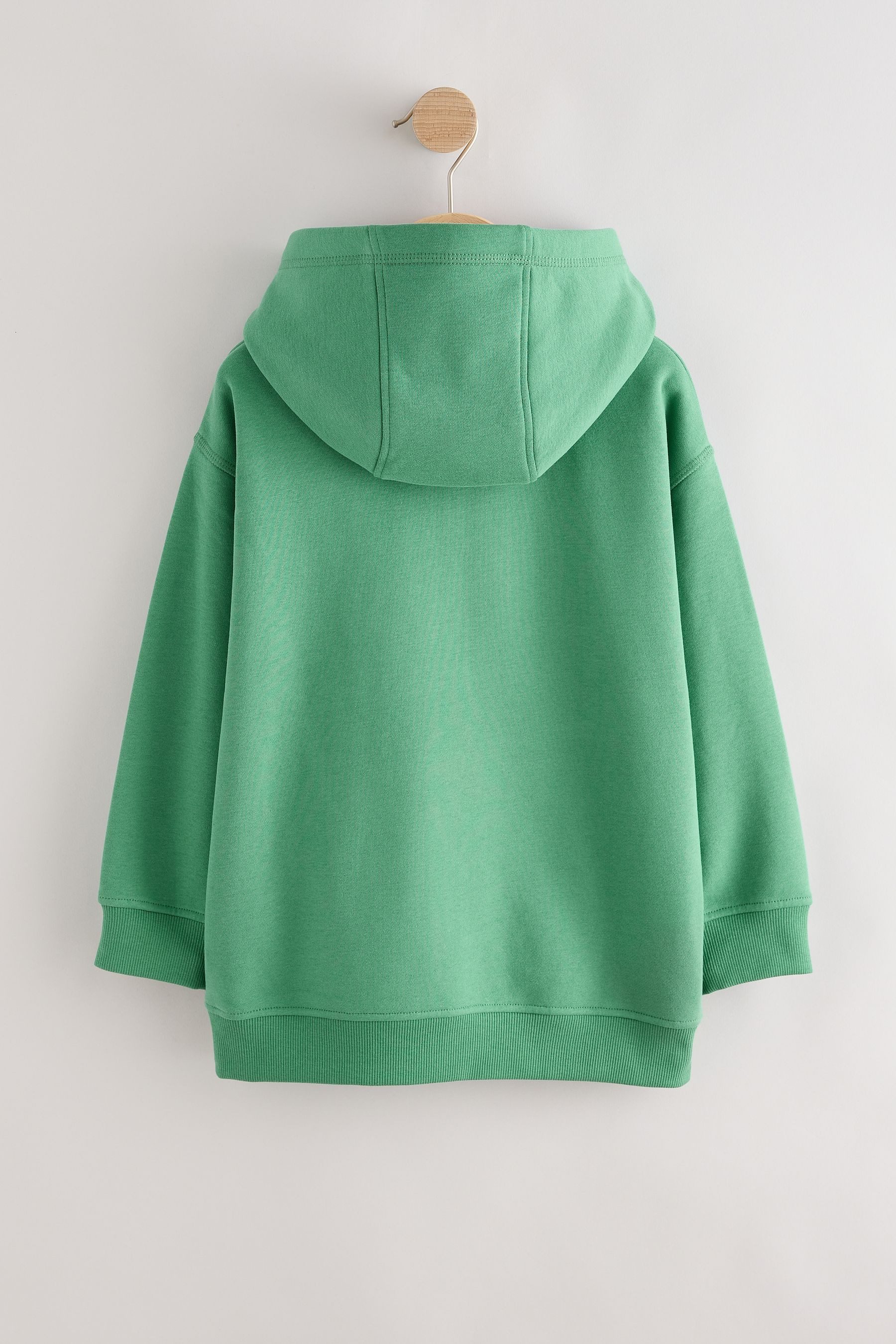 Next Hoodie Einfarbiges Jersey-Hoodie (1-tlg) – Bild 2 von 5
