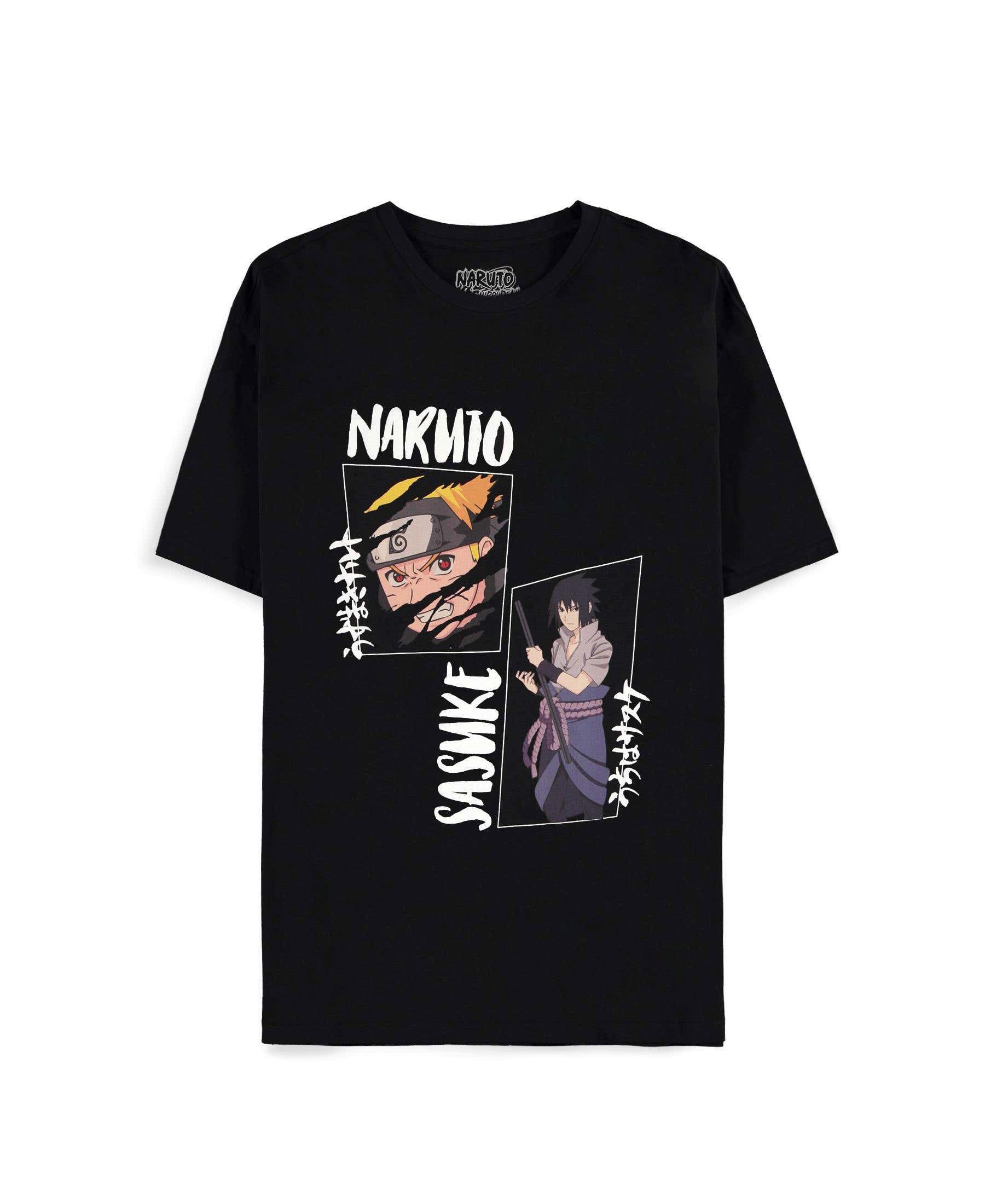 Naruto T-Shirt Naruto & Sasuke Prints