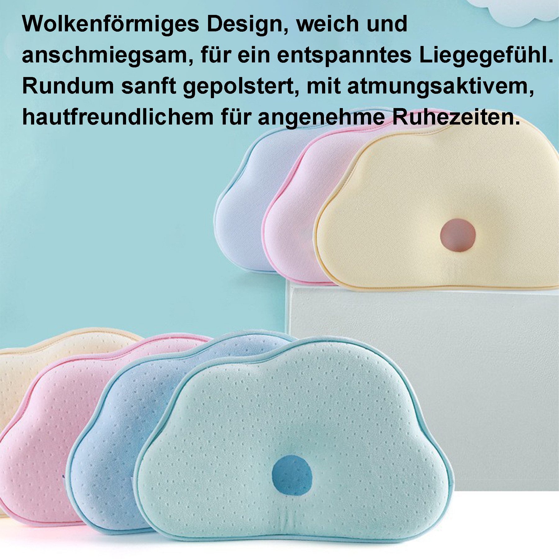 Mutig Babykissen Babykissen Kopfkissen, Kleinkind Kissen, für Autositz, Kin günstig online kaufen