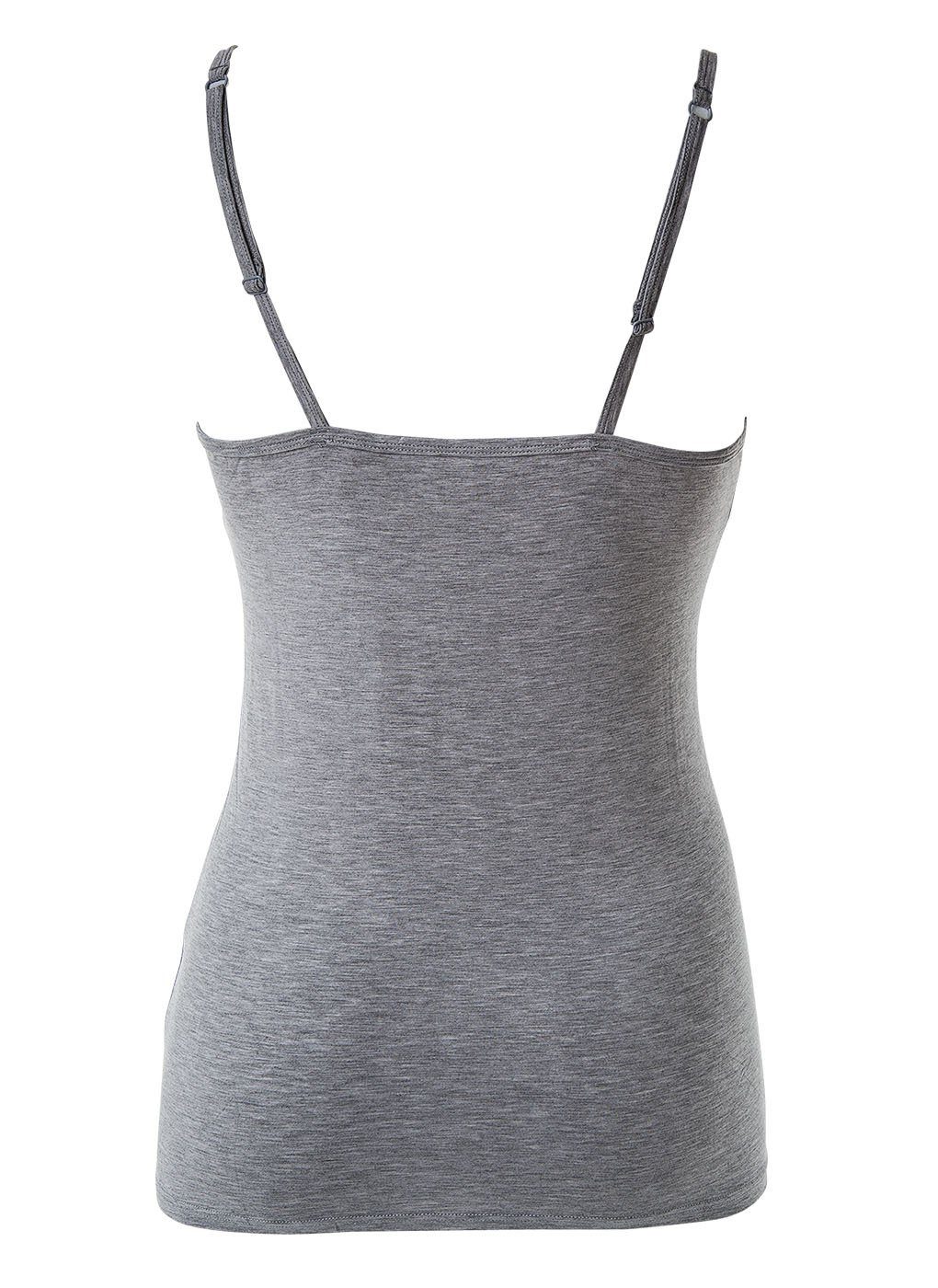 Damen Top, - melange Mere grau Unterhemd Spaghetti Joop! Unterhemd Comfort