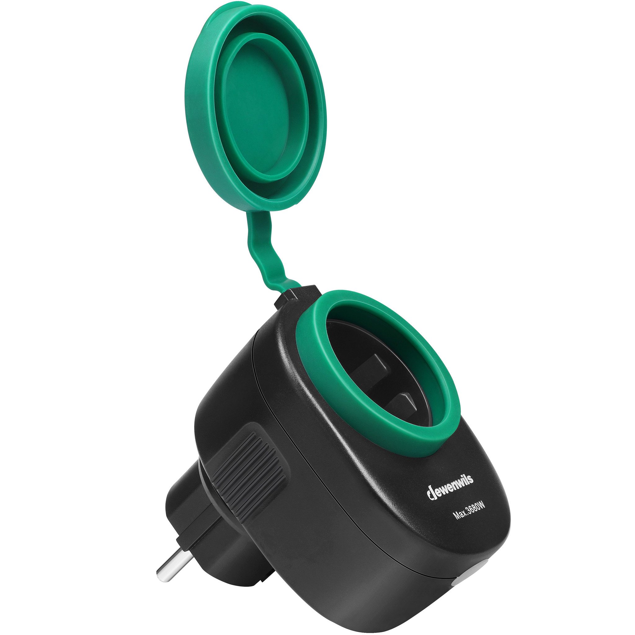 DEWENWILS WLAN-Steckdose Outdoor, max. 3680 W, 1-St., Kompatibel mit Alexa, Google Home, Wifi Steckdose Outdoor