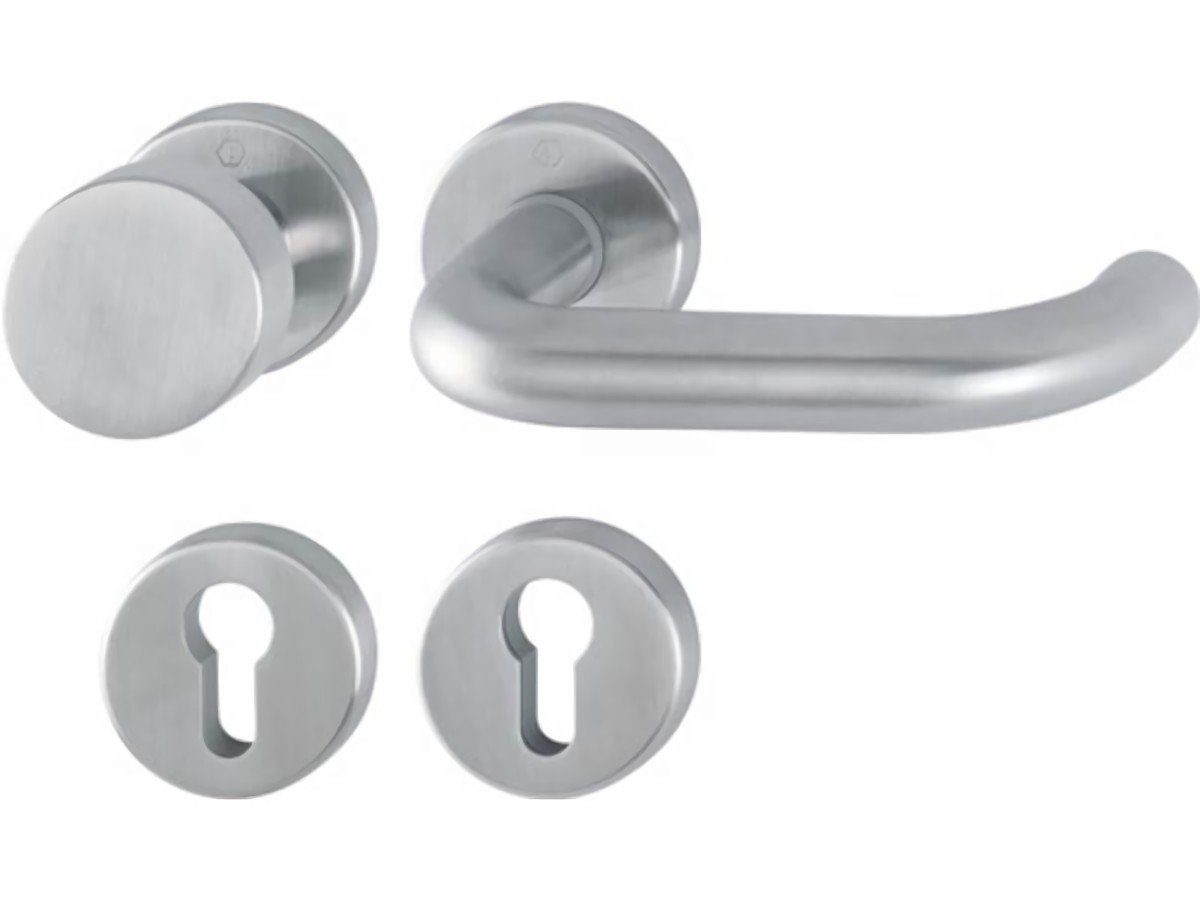 Rosette HOPPE 3297057 Rosettengarnitur Paris E58/42KV/42KVS/138Z Edelstahl F69