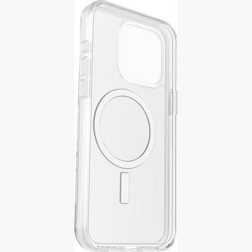 Otterbox Backcover Symmetry Hülle Apple iPhone 15 Pro Max, MagSafe & Schutzglas, 3x getestet nach Militärstandard und Premium Glass Displayschutz