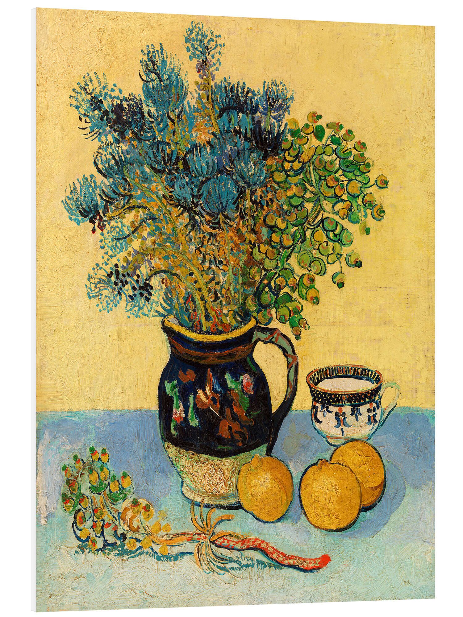 Posterlounge Wandbild Blumenschmuck und Früchte, 1888, Vincent van Gogh, erhältlich als Poster, Leinwandbild, Wandsticker oder Acrylglasbild