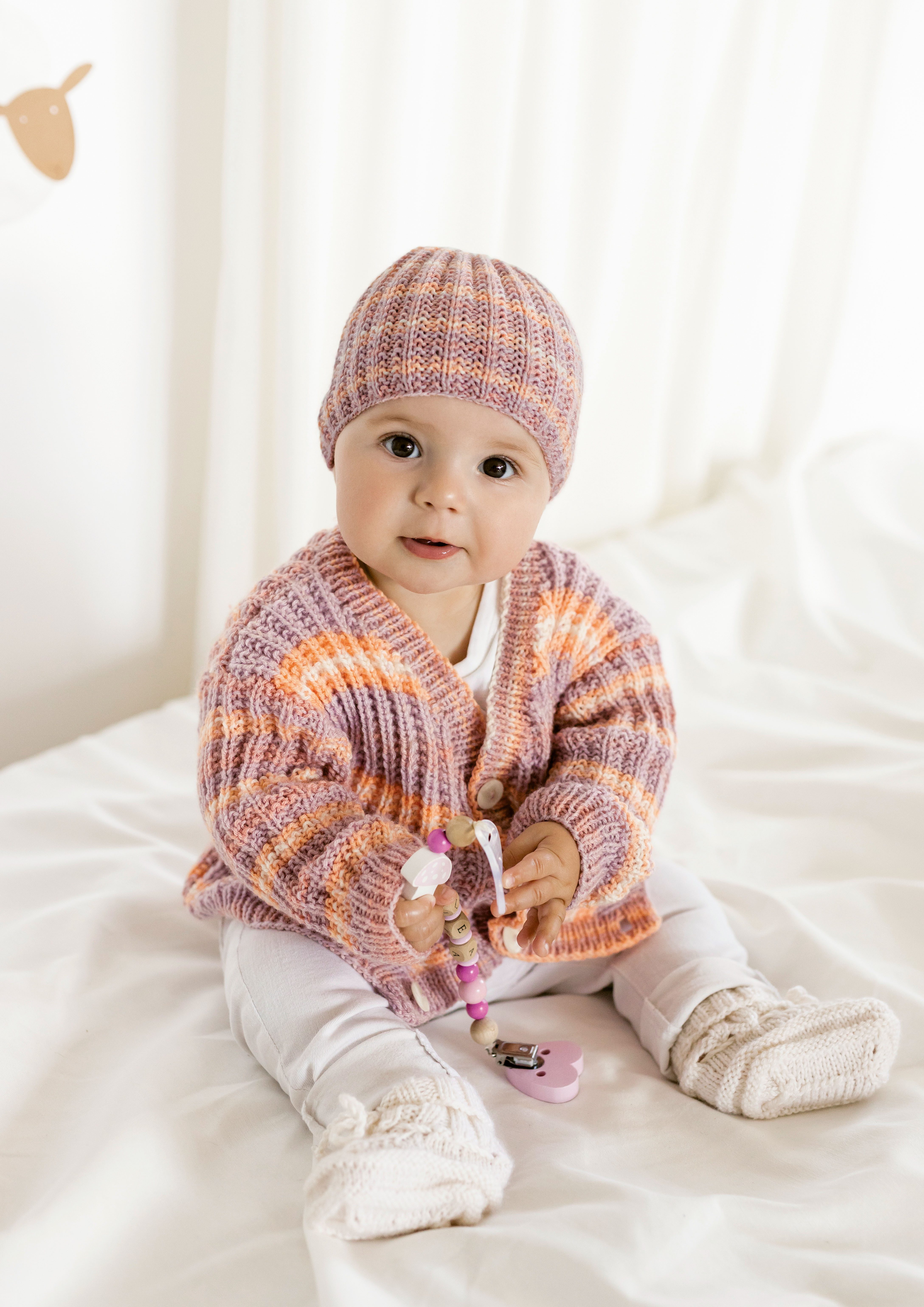 Schoeller + Stahl Baby Happy Color Häkelwolle, 185 m, wunderbar weiches, pflegeleichtes Garn mit fröhlichen Farbakzenten