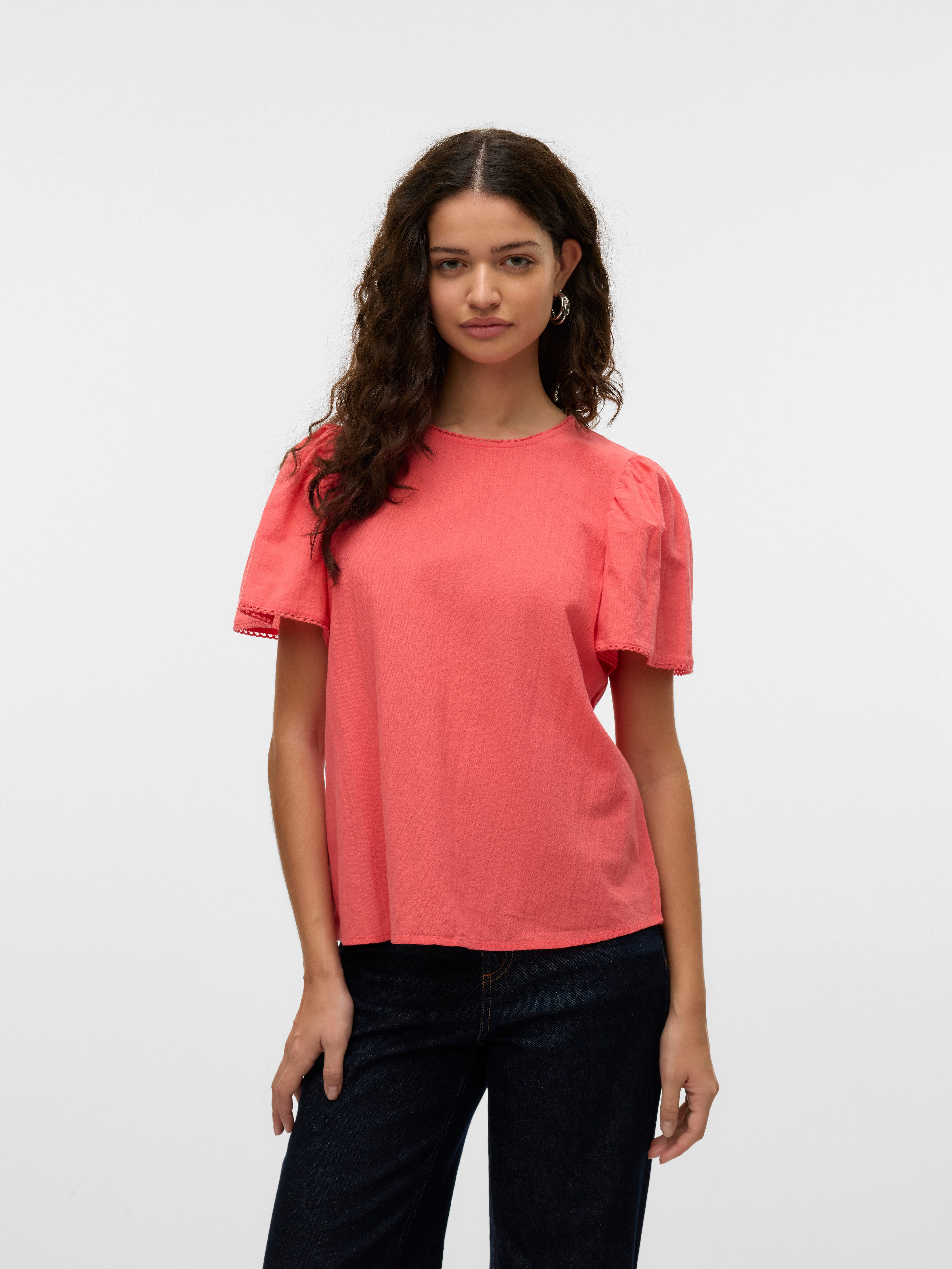Vero Moda Kurzarmbluse VMPRETTY SS TOP günstig online kaufen