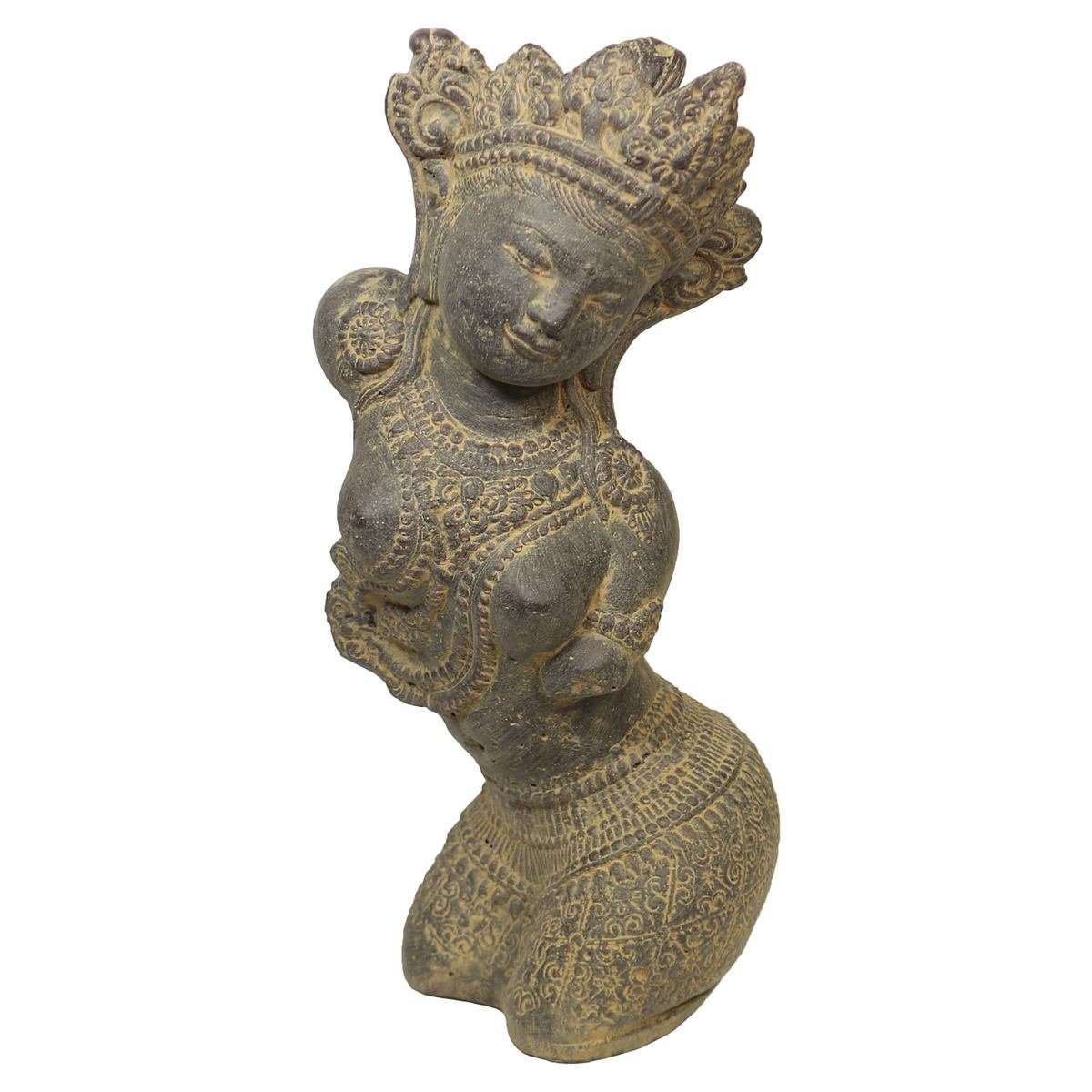 Oriental Galerie Dekofigur Dewi Tara Büste Stein-Figur Garten 30 cm (1 St)
