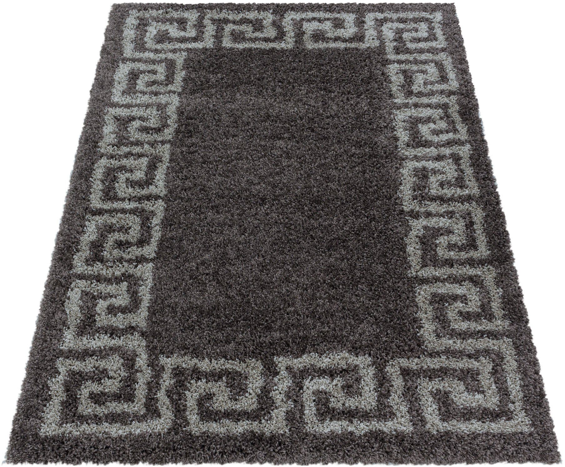 Hochflor-Teppich HERA 3301, Ayyildiz Teppiche, rechteckig, Höhe: 50 mm, Wohnzimmer