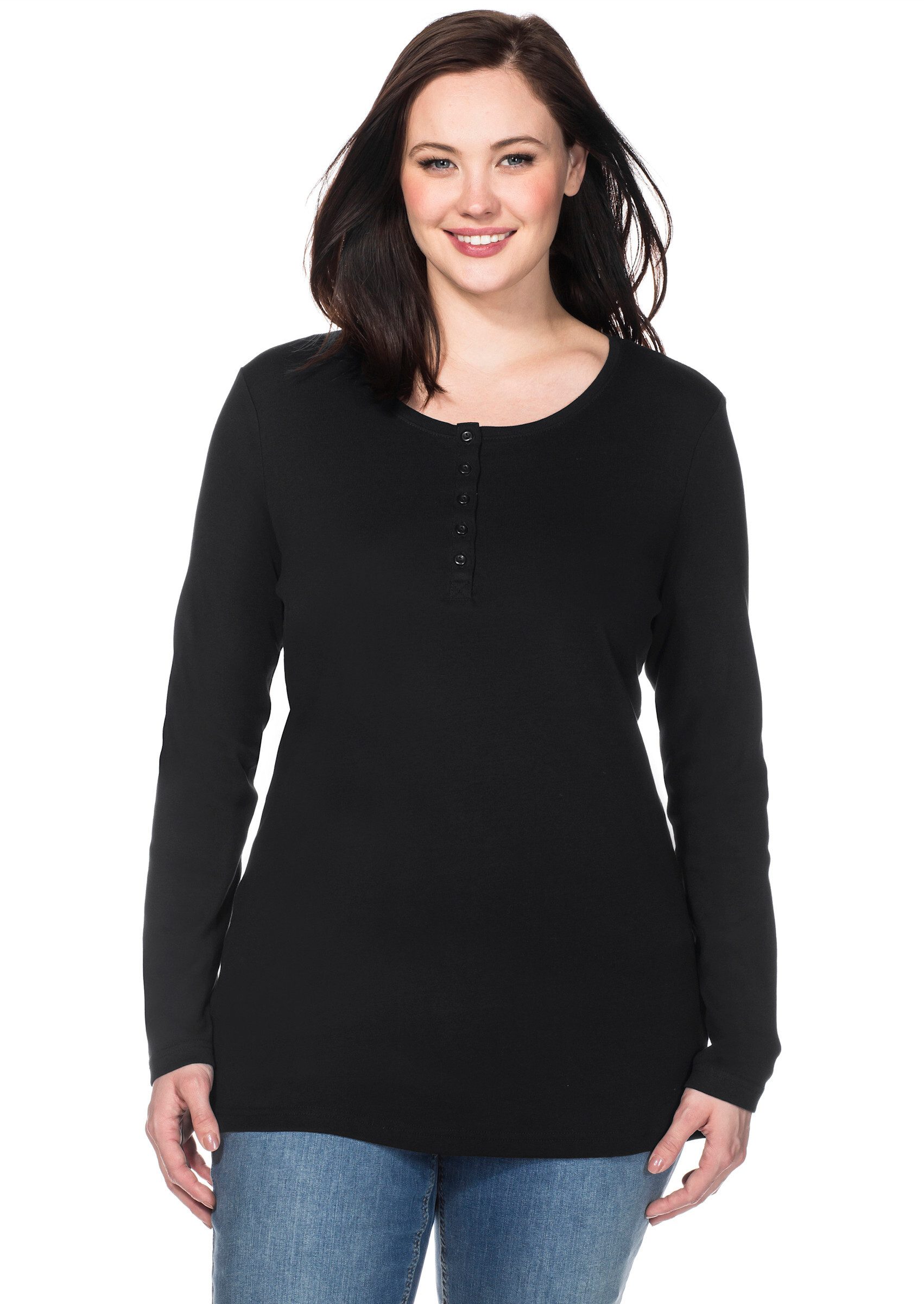 Sheego T-Shirt Langarmshirt günstig online kaufen