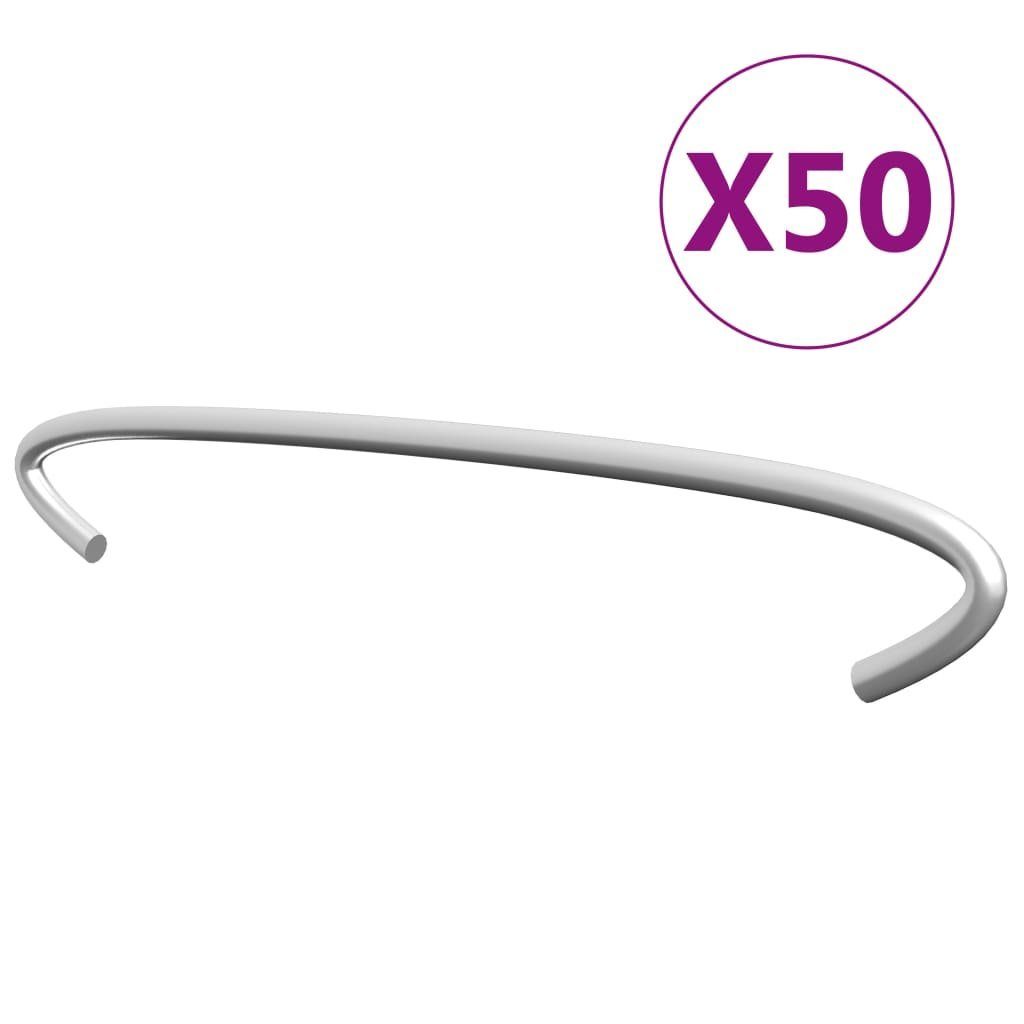 vidaXL Draht Gabionen-Distanzhalter 50 Stk. Verzinkter Stahl 15 cm, (50St)