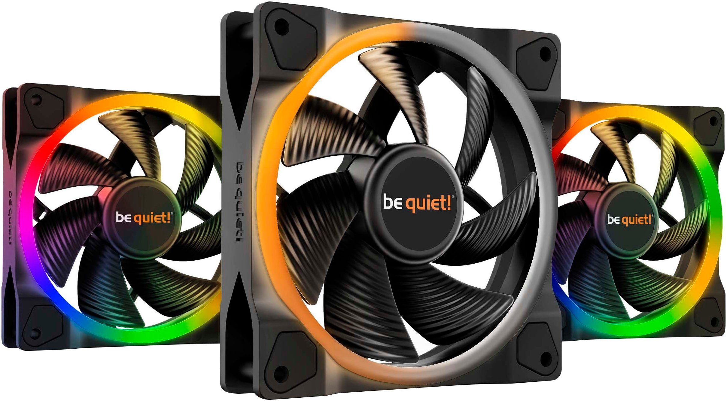 be quiet! Gehäuselüfter Light Wings, 120mm PWM Triple Pack