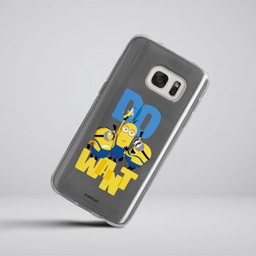 DeinDesign Handyhülle Minions Banane Film Minions Do Want, Samsung Galaxy S7 Silikon Hülle Bumper Case Handy Schutzhülle